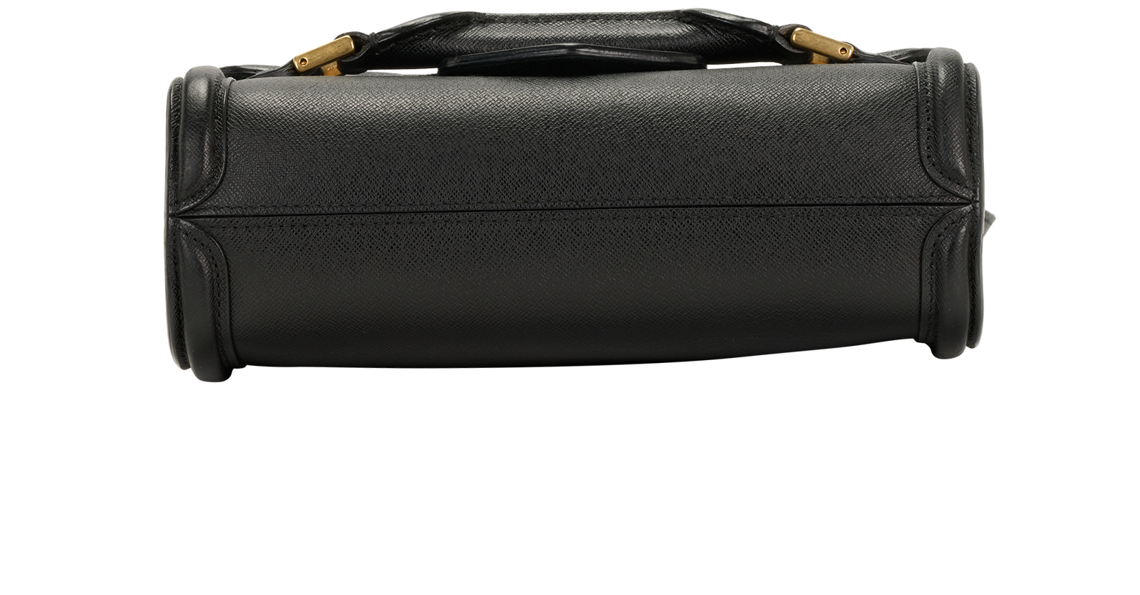 Heroine Flap, &pound;220, Handbags, Black, Leather, Top view